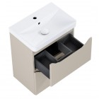 Elita Meble Helo Compact umywalka z szafką 50 cm beżowy mat RE020500207020