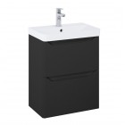 Elita Meble Helo Compact umywalka z szafką 50 cm czarny mat RE020500207160
