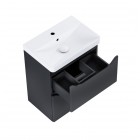 Elita Meble Helo Compact umywalka z szafką 50 cm czarny mat RE020500207160