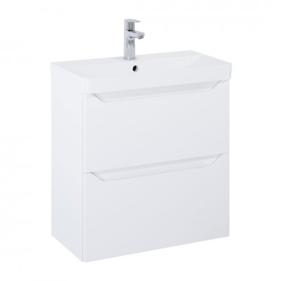 Elita Meble Helo Compact umywalka z szafką 60 cm biały połysk RE020600208060