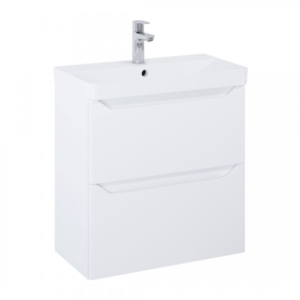 Elita Meble Helo Compact umywalka z szafką 60 cm biały połysk RE020600208060