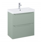 Elita Meble Helo Compact umywalka z szafką 60 cm zielony mat RE020600201470