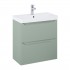 Elita Meble Helo Compact umywalka z szafką 60 cm zielony mat RE020600201470