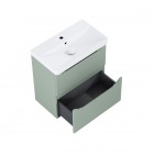 Elita Meble Helo Compact umywalka z szafką 60 cm zielony mat RE020600201470