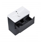 Elita Meble Helo Compact umywalka z szafką 60 cm czarny mat RE020600207160