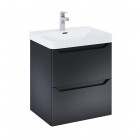 Elita Meble Helo szafka podumywalkowa 60 cm czarny mat RE010600207160