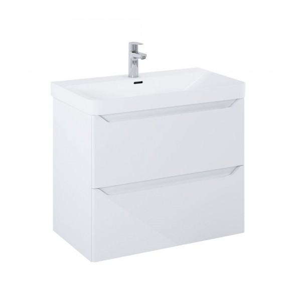 Elita Meble Helo szafka podumywalkowa 80 cm biały połysk RE010800208060