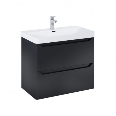 Elita Meble Helo szafka podumywalkowa 80 cm czarny mat RE010800207160