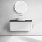 Oltens Hamnes blat naszafkowy 100 cm czarny mat 63014300