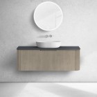 Oltens Hamnes blat naszafkowy 120 cm czarny mat 63015300