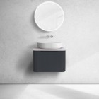 Oltens Hamnes szafka podumywalkowa 60 cm czarny mat 60022300