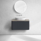 Oltens Hamnes szafka podumywalkowa 80 cm czarny mat 60023300