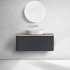 Oltens Hamnes szafka podumywalkowa 100 cm czarny mat 60024300