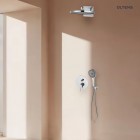 Oltens Molle zestaw prysznicowy podtynkowy deszczownica 26 cm chrom 36021100