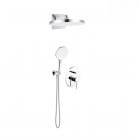 Oltens Molle zestaw prysznicowy podtynkowy deszczownica 32 cm chrom 36023100