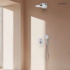 Oltens Hamnes zestaw prysznicowy podtynkowy deszczownica 32 cm chrom 36026100