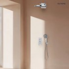 Oltens Hadsel zestaw prysznicowy podtynkowy deszczownica 26 cm chrom 36027100