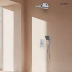 Oltens Hadsel zestaw prysznicowy podtynkowy deszczownica 32 cm chrom 36028100