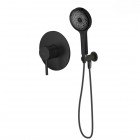 Oltens Molle zestaw prysznicowy podtynkowy czarny mat 36030300