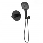 Oltens Hamnes zestaw prysznicowy podtynkowy czarny mat 36034300