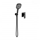 Oltens Hadsel zestaw prysznicowy podtynkowy czarny mat 36037300