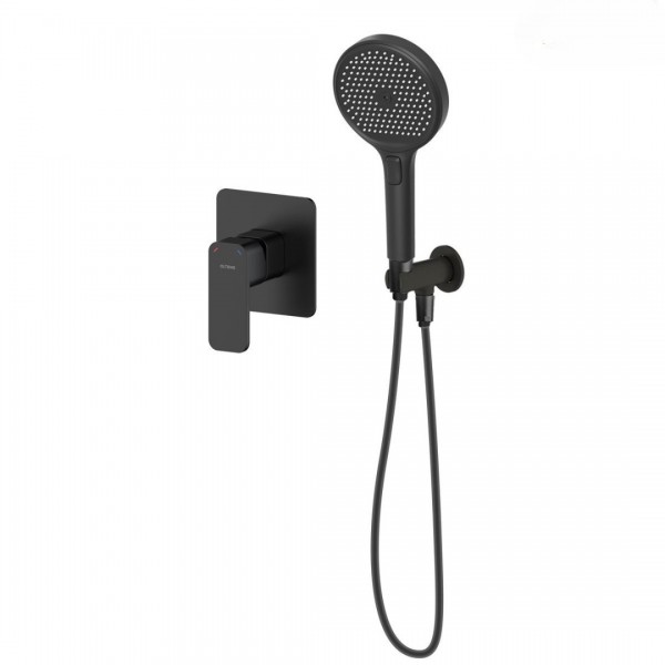 Oltens Hadsel zestaw prysznicowy podtynkowy czarny mat 36038300