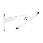 Oltens Vann (S) Krafta deszczownica kwadratowa 26 cm prysznicowa z ramieniem chrom 36040100