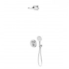 Oltens Onega zestaw prysznicowy termostatyczny podtynkowy deszczownica 32 cm chrom 36070100