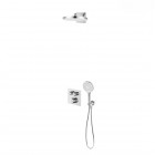 Oltens Onega zestaw prysznicowy termostatyczny podtynkowy deszczownica 32 cm chrom 36061100