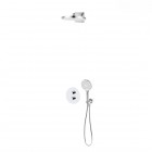 Oltens Katla zestaw prysznicowy podtynkowy termostatyczny deszczownica 32 cm chrom 36064100