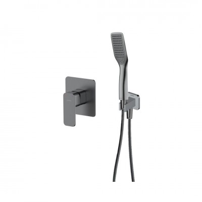 Oltens Hadsel zestaw prysznicowy podtynkowy grafit 36043400