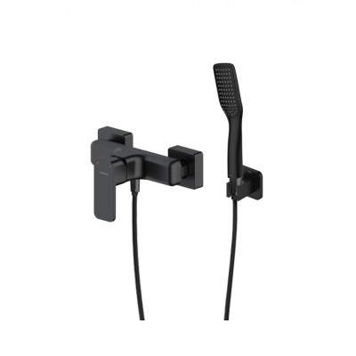 Oltens Hadsel bateria prysznicowa ścienna czarny mat 36057300 Oltens Hadsel bateria prysznicowa ścienna czarny mat 36057300