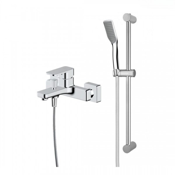 Oltens Hadsel bateria wannowo-prysznicowa ścienna chrom 36058100