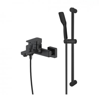 Oltens Hadsel bateria prysznicowa ścienna czarny mat 36058300 Oltens Hadsel bateria prysznicowa ścienna czarny mat 36058300