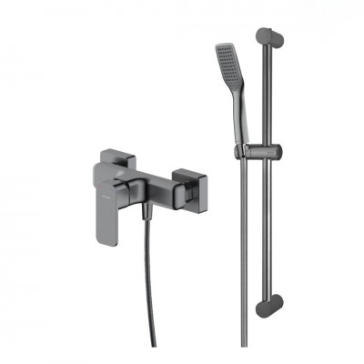 Oltens Hadsel bateria prysznicowa ścienna grafit 36045400