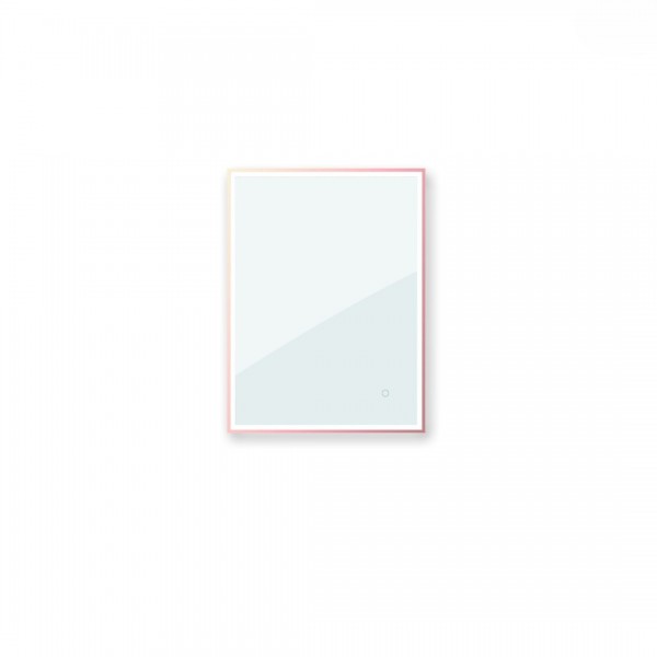 Oltens Nordlis lustro 60x80 cm prostokątne z oświetleniem LED miedź szczotkowana 64105610