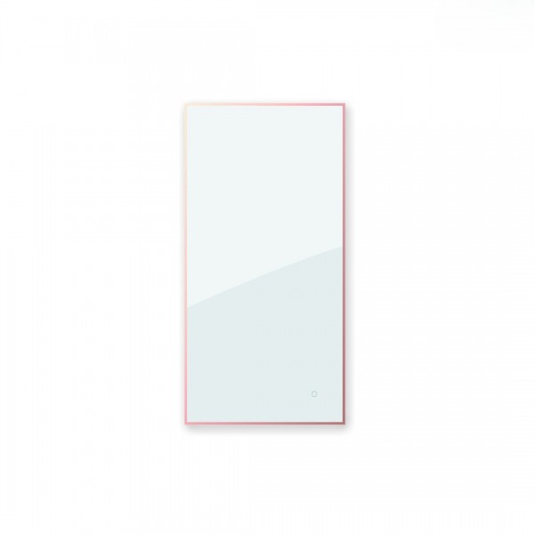 Oltens Nordlis lustro 60x120 cm prostokątne z oświetleniem LED miedź szczotkowana 64112610