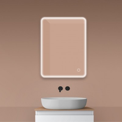 Oltens Nordlis lustro 60x80 cm prostokątne z oświetleniem LED 64116000 Oltens Nordlis lustro 60x80 cm prostokątne z oświetleniem LED 64116000