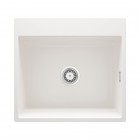 Deante Magnetic zlewozmywak granitowy magnetyczny 56x52 cm alabaster ZRM_A10A