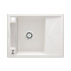 Deante Magnetic zlewozmywak granitowy magnetyczny 64x50 cm alabaster ZRM A11A