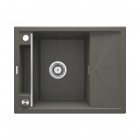 Deante Magnetic zlewozmywak granitowy magnetyczny 64x50 cm antracyt ZRM T11A