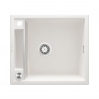 Deante Magnetic zlewozmywak granitowy magnetyczny 56x50 cm alabaster ZRM A103