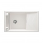 Deante Magnetic zlewozmywak granitowy magnetyczny 82x50 cm alabaster ZRM A113