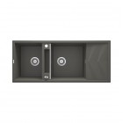 Deante Magnetic zlewozmywak granitowy magnetyczny 116x50 cm antracyt metalik ZRM_T213