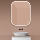 Oltens Nordlis lustro 80x100 cm prostokątne z oświetleniem LED 64124000