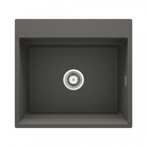 Deante Magnetic zlewozmywak granitowy magnetyczny 56x52 cm antracyt metalik ZRM_T10A