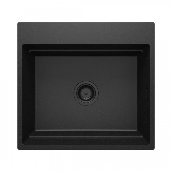 Deante Magnetic zlewozmywak granitowy magnetyczny 56x52 cm grafit mat ZRM_G10A