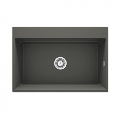 Deante Magnetic zlewozmywak granitowy magnetyczny 76x52 cm antracyt metalik ZRM_T10B