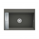 Deante Magnetic zlewozmywak granitowy magnetyczny 76x52 cm antracyt metalik ZRM_T10B