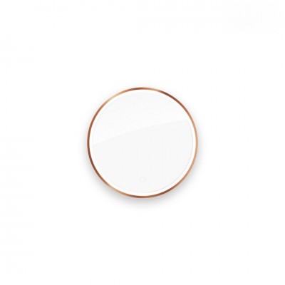 Oltens Nordlis lustro 60 cm okrągłe z oświetleniem LED miedź szczotkowana 64100610 Oltens Nordlis lustro 60 cm okrągłe z oświetleniem LED miedź szczotkowana 64100610